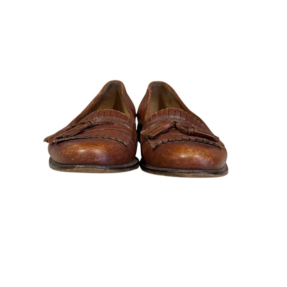 Cable & Co Mens Loafers Tassel Kiltie Slip On Casual Dress Brown Shoes Size 8 D﻿ - Picture 5 of 10